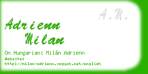 adrienn milan business card